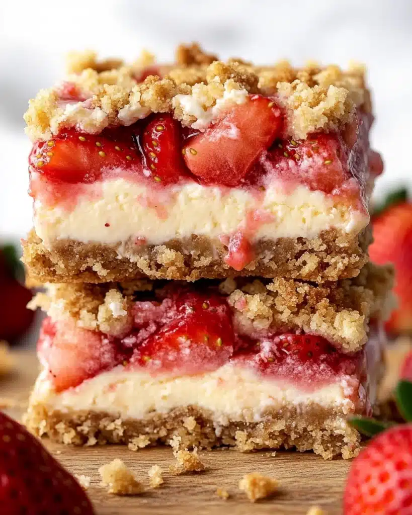 Strawberry Cheesecake Bars Recipe