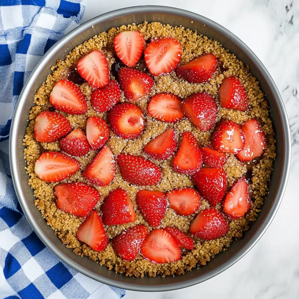 Strawberry Upside Down Cake Recipe - Recipe Image