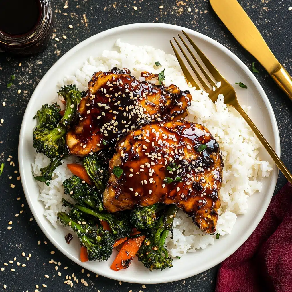 Honey Soy Baked Chicken Thighs Recipe 4 Honey Soy Baked Chicken Thighs Recipe - Recipe Image