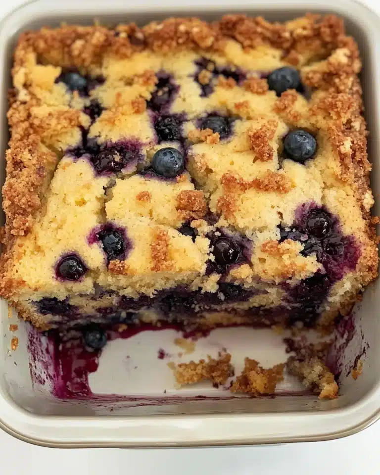 Blueberry Buttermilk Pancake Casserole Recipe