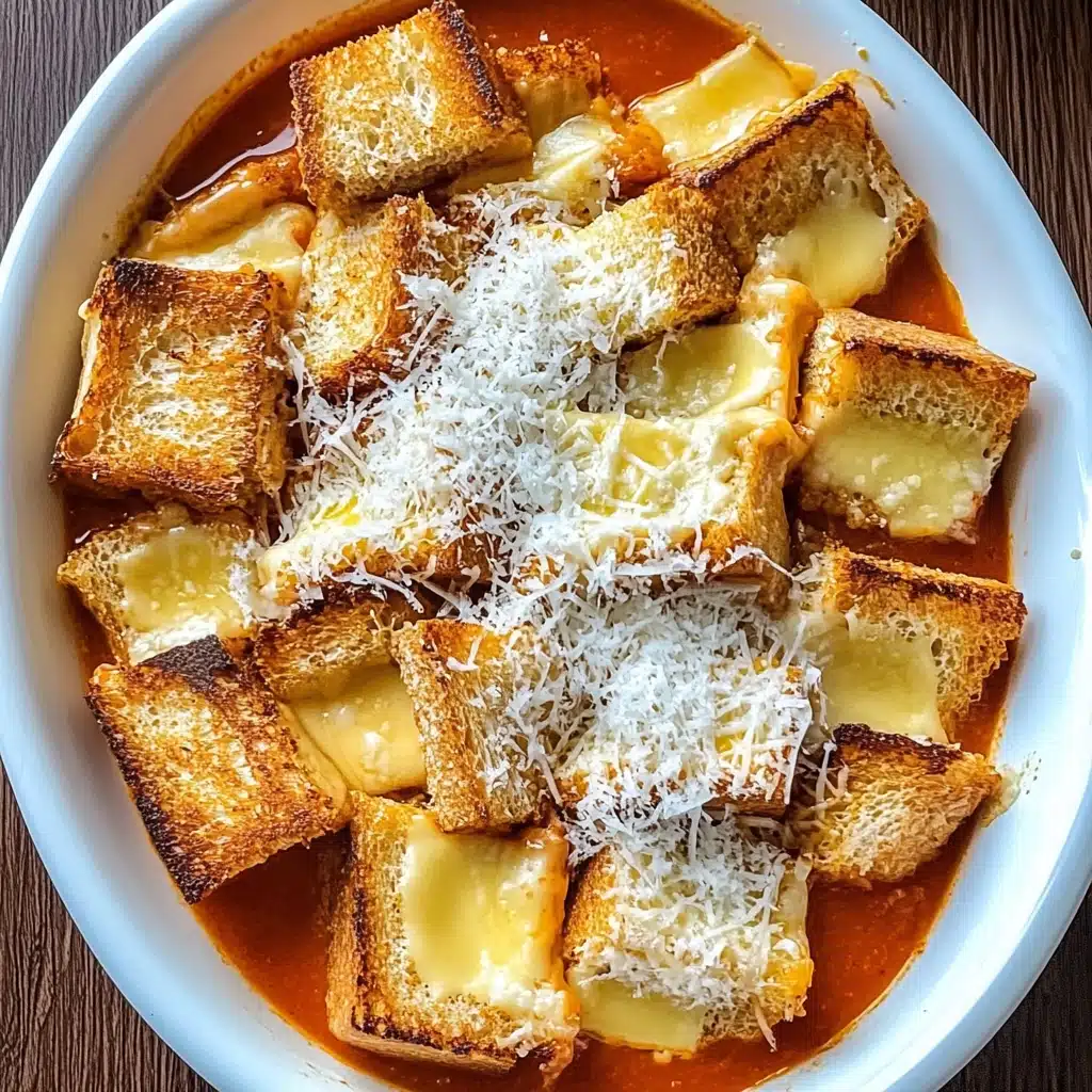 Tomato Soup and Grilled Cheese Casserole Recipe 4 Tomato Soup and Grilled Cheese Casserole Recipe - Recipe Image