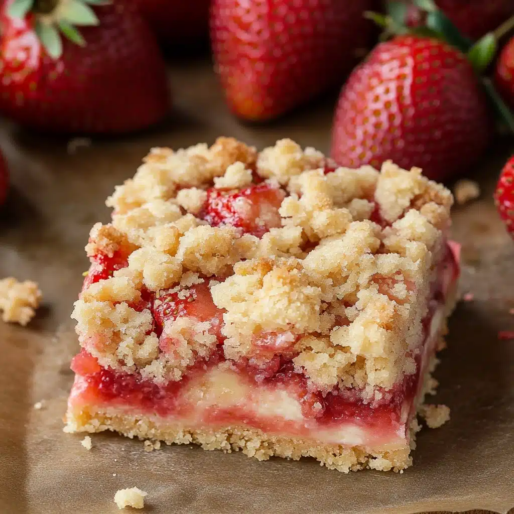 Strawberry Cheesecake Bars Recipe 5 Strawberry Cheesecake Bars Recipe - Recipe Image