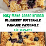 Blueberry Buttermilk Pancake Casserole Recipe