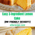 3-Ingredient Weight Watchers Lemon Cake Recipe