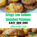 Crispy Low Sodium Smashed Potatoes Recipe