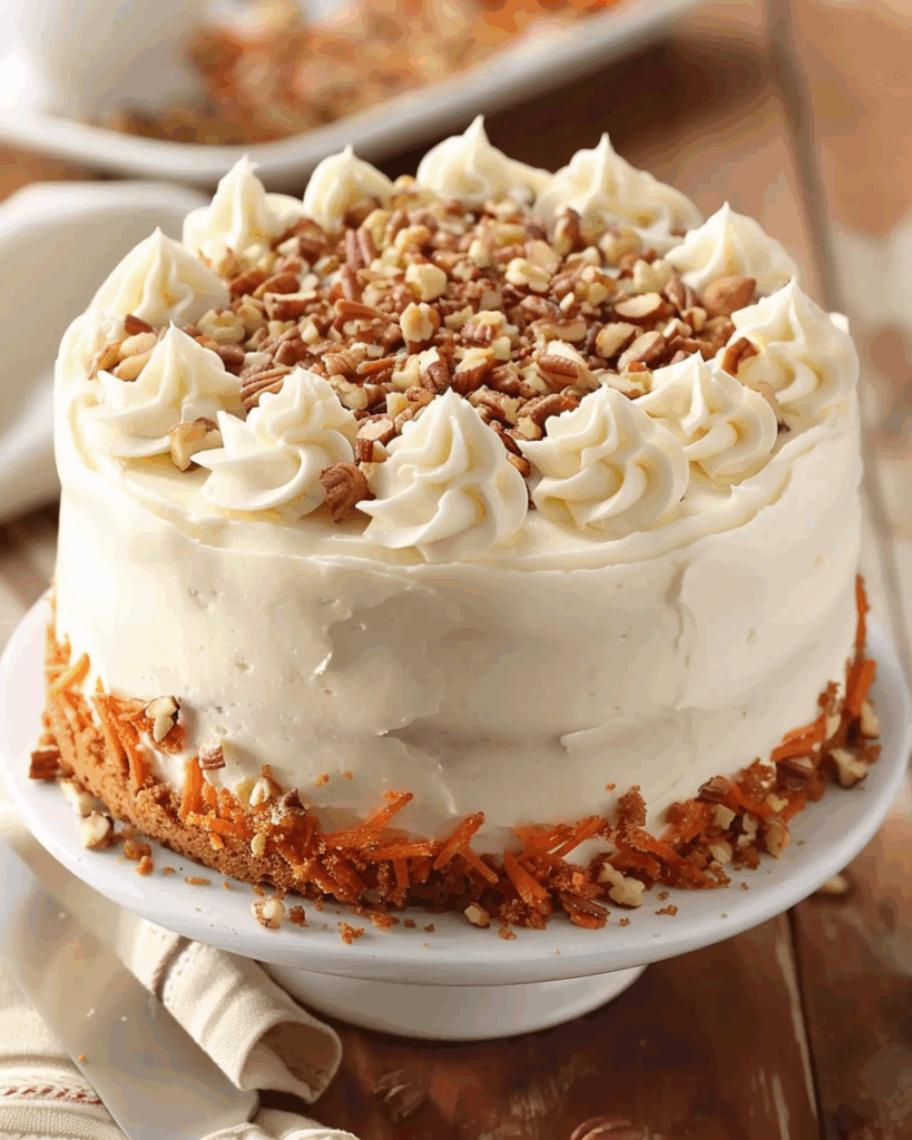 Moist & Spiced Carrot Cake