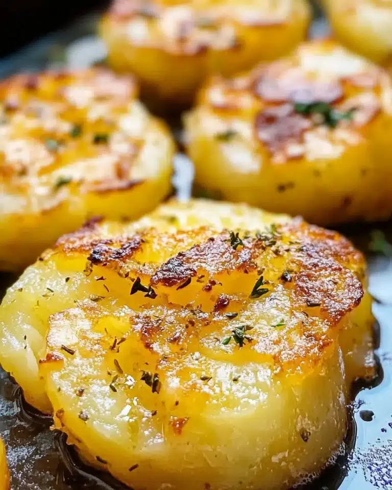 Crispy Greek Lemon Smashed Potatoes Recipe