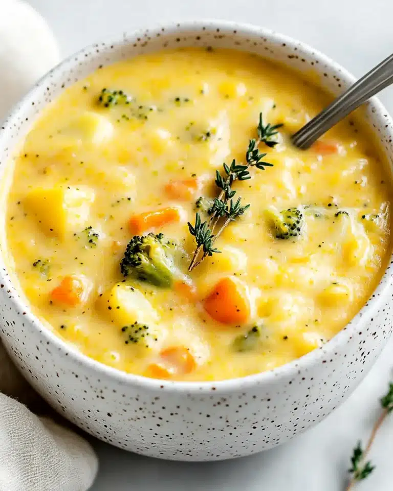 Cheesy Hamburger Potato Soup Recipe