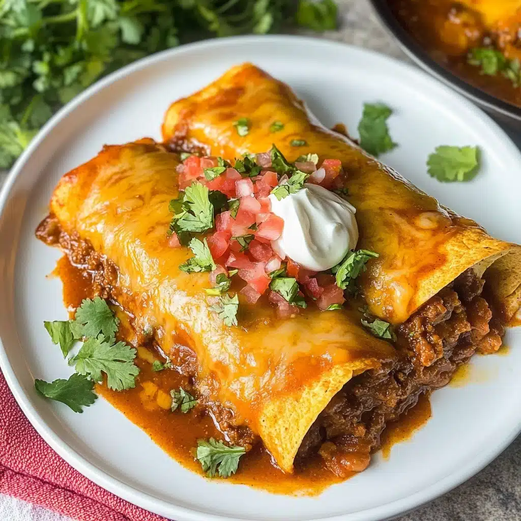 Ground Beef Enchiladas Recipe 4 Ground Beef Enchiladas Recipe - Recipe Image