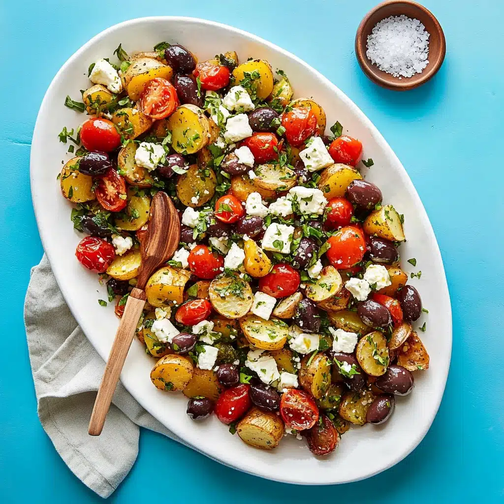 Fresh Greek Potato Salad 5 Easy Marinated Tomatoes Recipe - Recipe Image