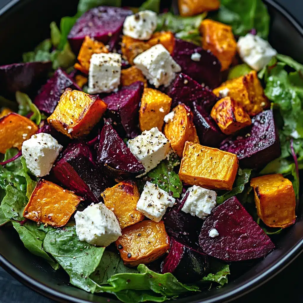 Creamy Roasted Beet Salad with Sweet Potato & Feta Recipe 5 Creamy Roasted Beet Salad with Sweet Potato & Feta Recipe - Recipe Image