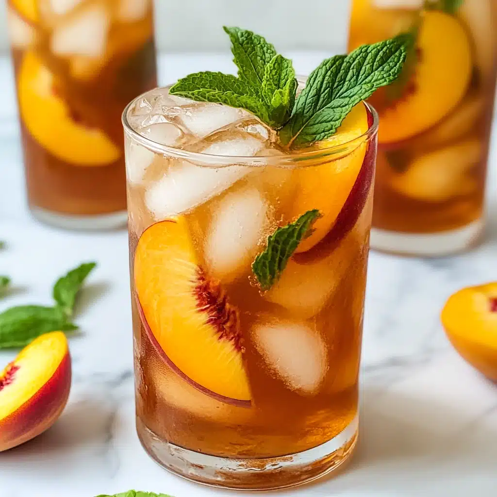 Refreshing Peach Bourbon Iced Tea Cocktail 5 4 Recipe - Recipe Image