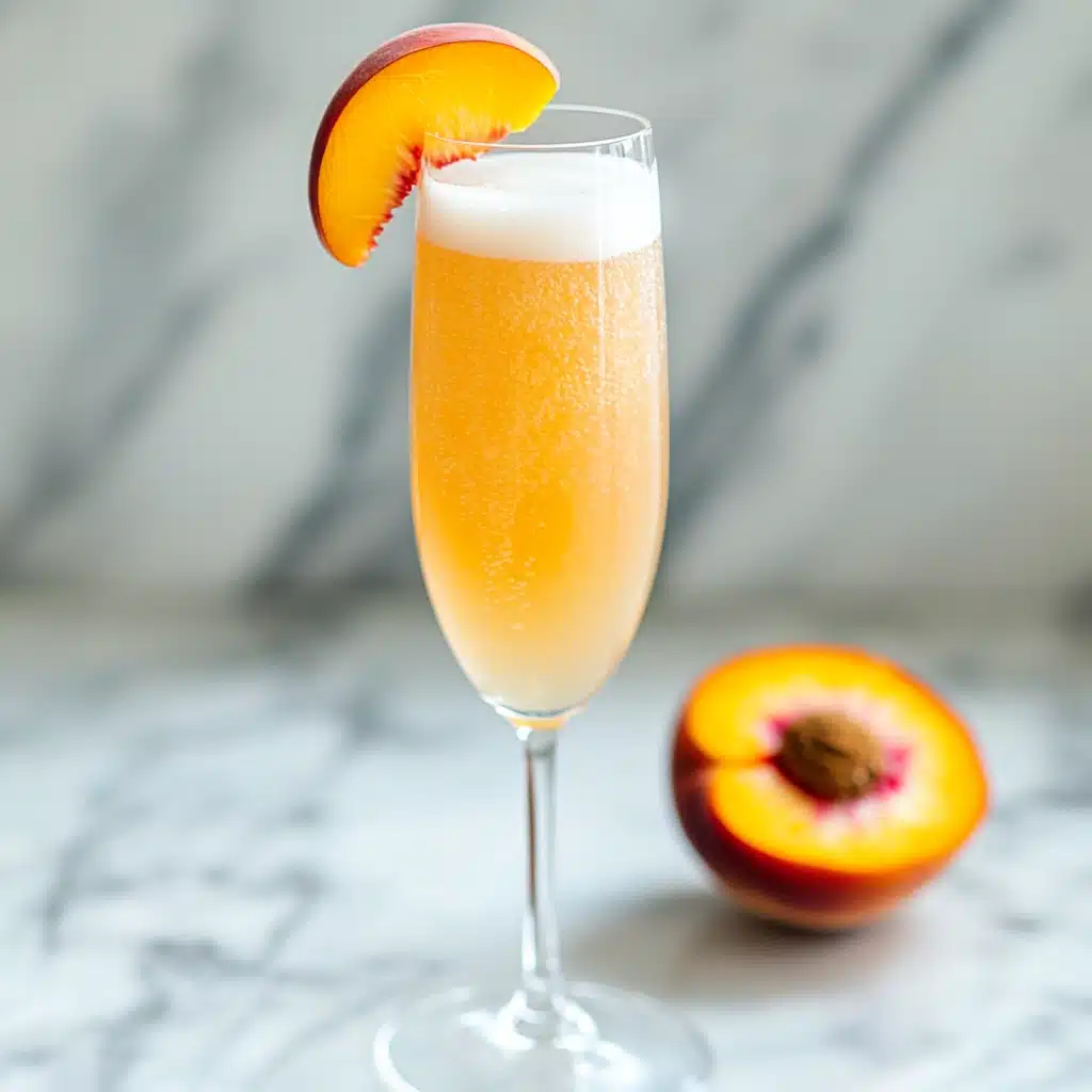 Peach Bellini Recipe 5 Peach Bellini Recipe - Recipe Image