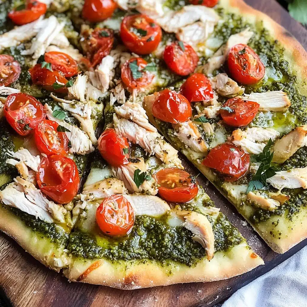 Chicken Pesto Paleo Pizza 2 Chicken Pesto Paleo Pizza {GF, DF} Recipe - Recipe Image