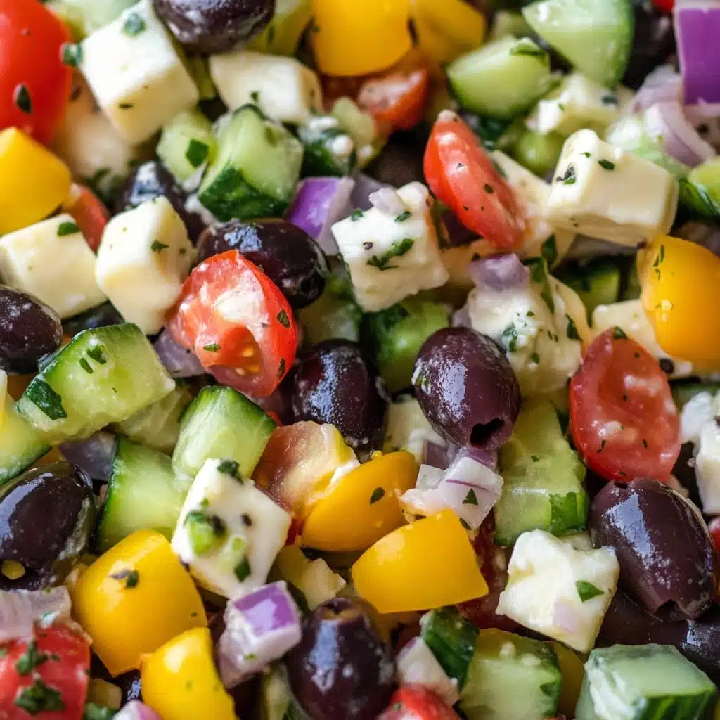 Greek Salad with Feta & Kalamata Olives 5 Ingredients: Recipe - Recipe Image