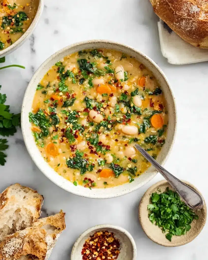 Tuscan White Bean Soup Recipe
