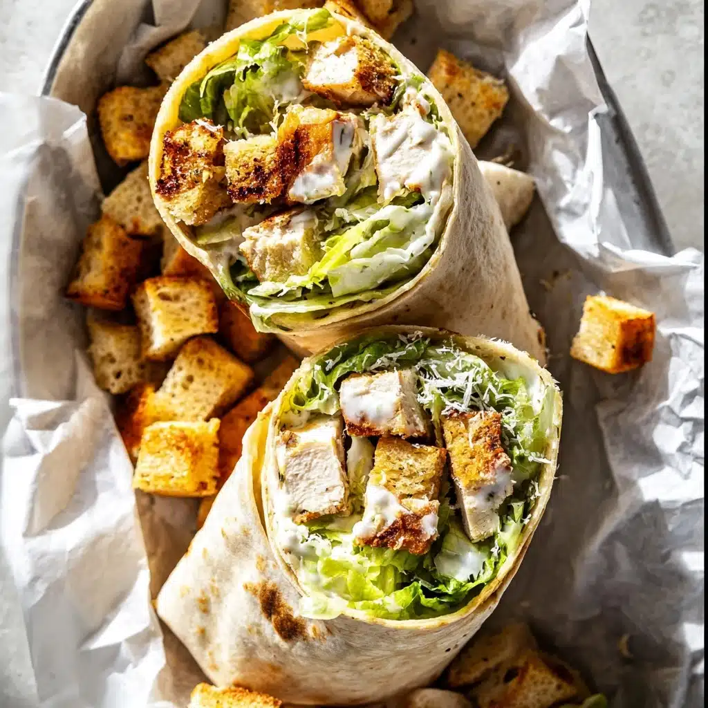 Chicken Caesar Wraps Recipe 5 Chicken Caesar Wraps Recipe - Recipe Image