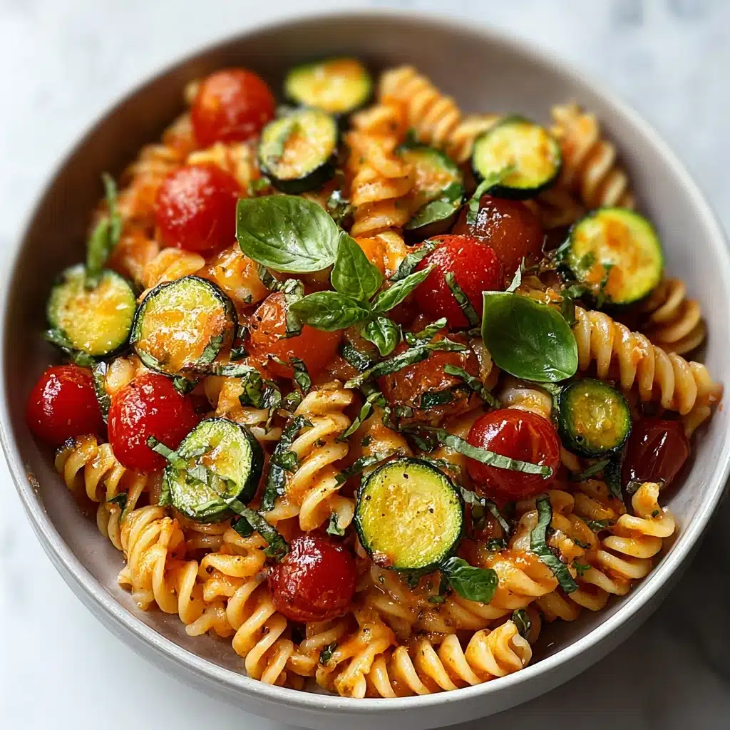 Tomato Zucchini Pasta Recipe 2 Tomato Zucchini Pasta Recipe - Recipe Image