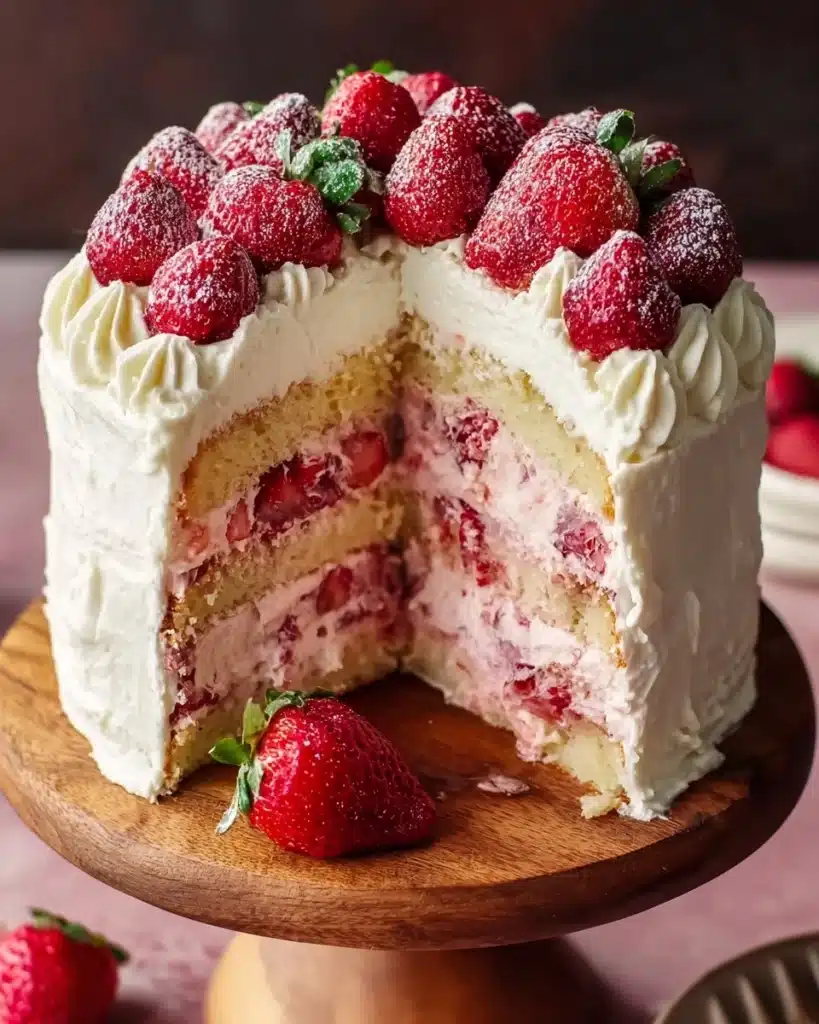 Best Strawberry Cake Ever Recipe