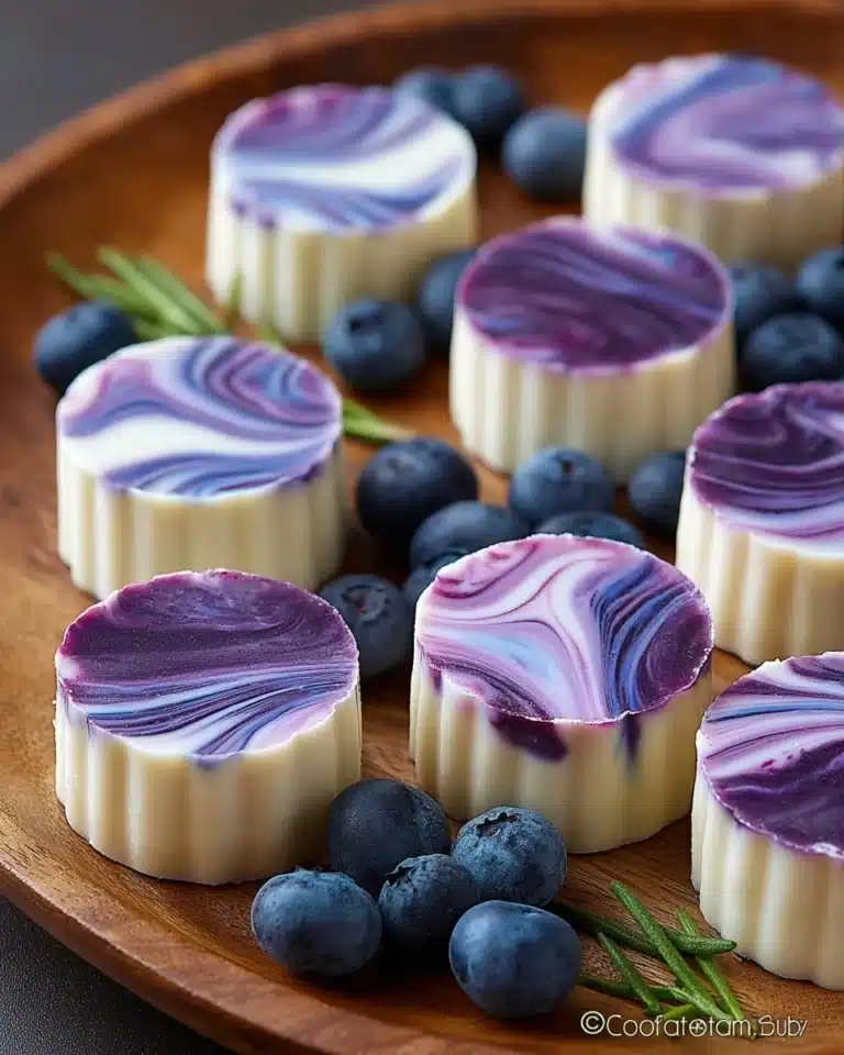 Blueberry Swirl Yogurt Bites Recipe 6 Blueberry Swirl Yogurt Bites Recipe