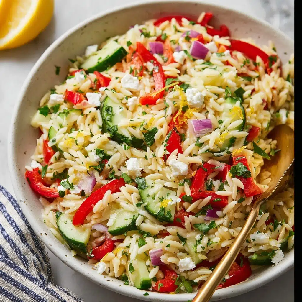 Easy Lemon Orzo Salad with Feta 5 Strawberry Mousse Recipe - Recipe Image