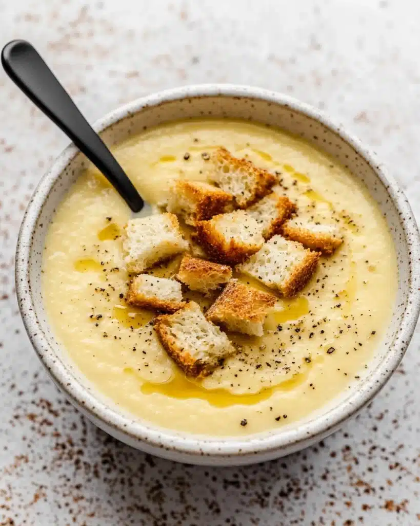 Roasted Garlic Potato Soup Recipe