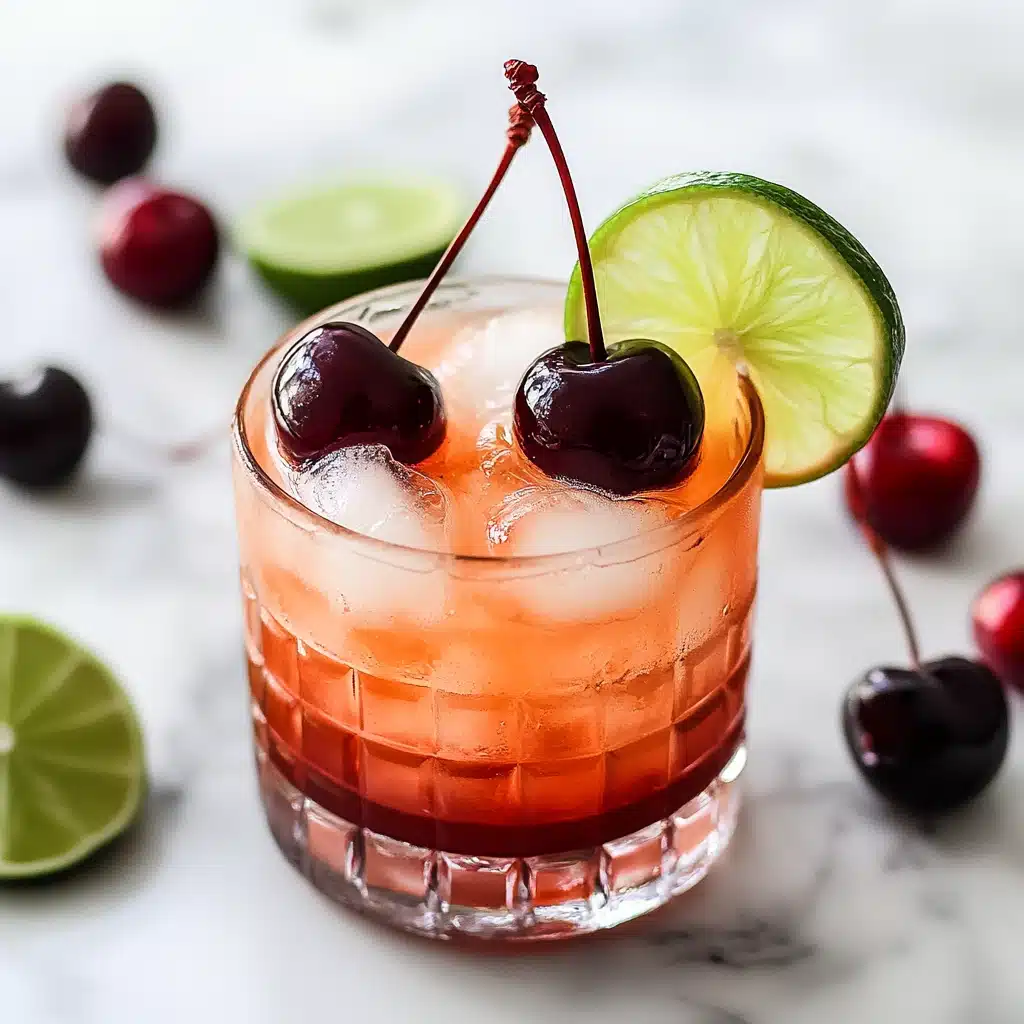 Cherry Lime Gin Fizz 4 4 Recipe - Recipe Image