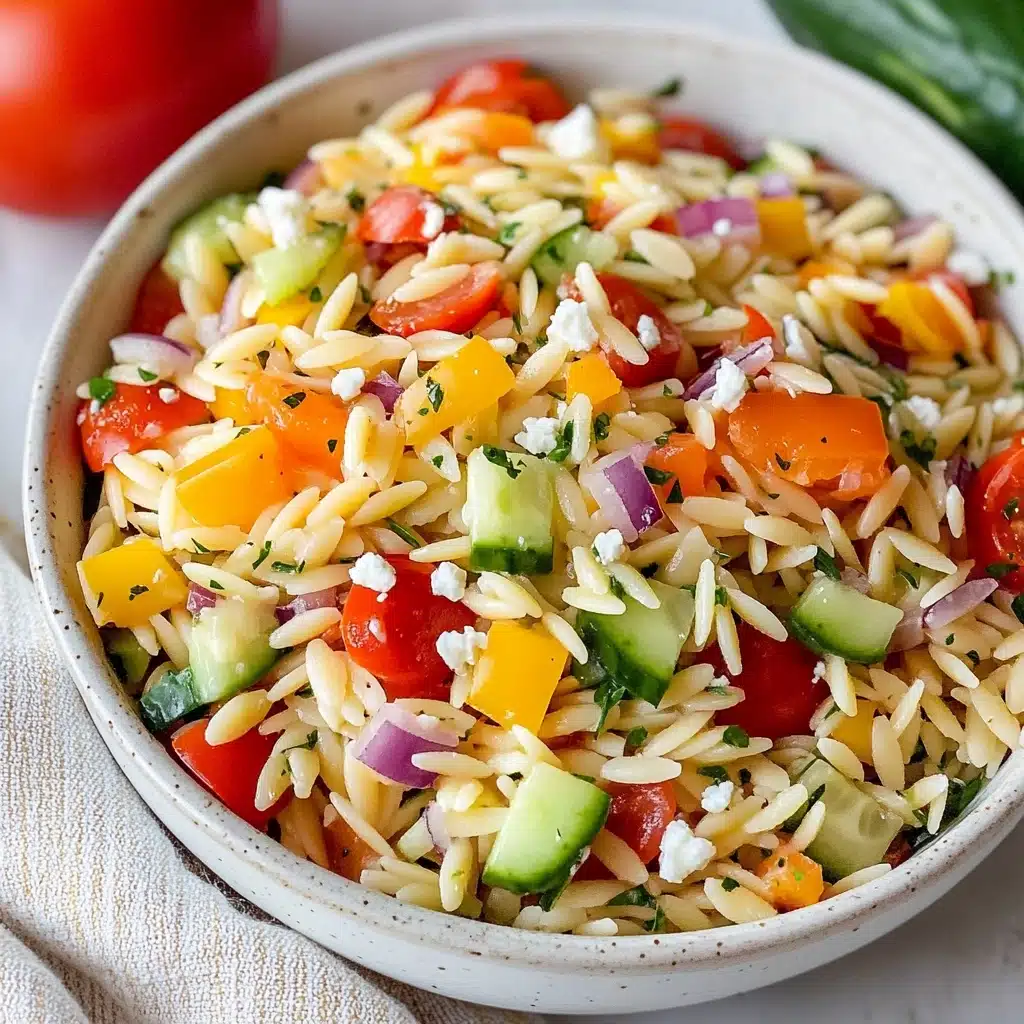 Rainbow Orzo Salad Recipe 4 Rainbow Orzo Salad Recipe - Recipe Image