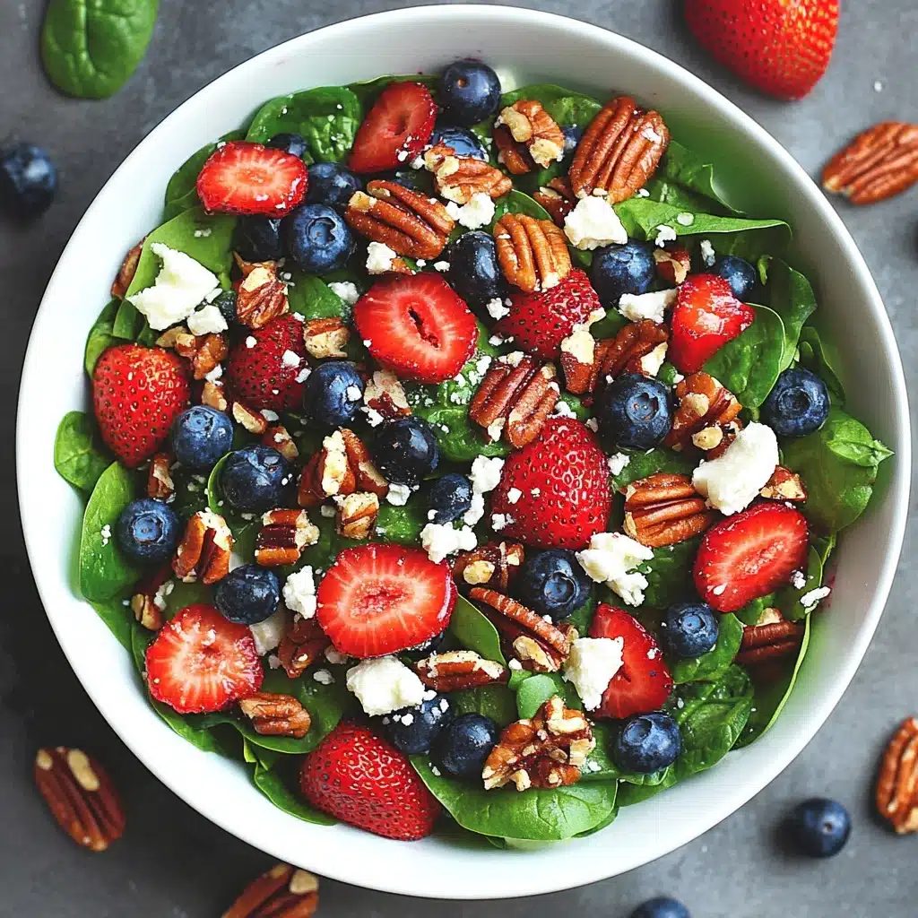 15-Minute Strawberry Spinach Salad Recipe - Recipe Image