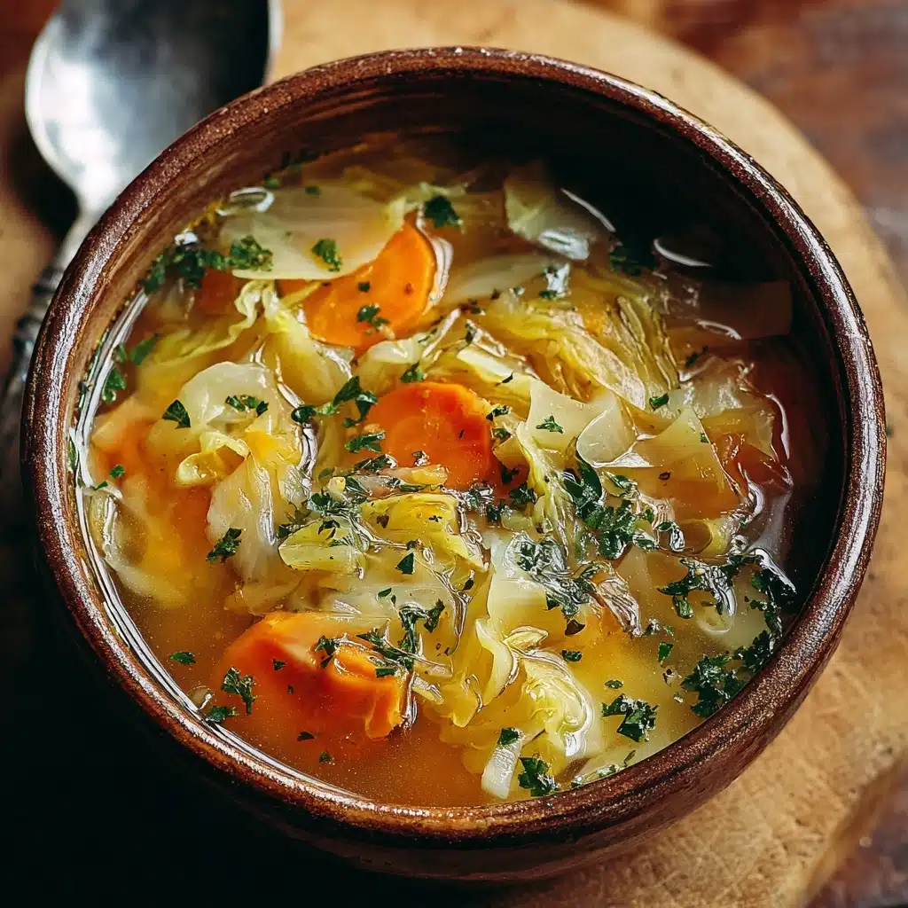 Cabbage Vegetable Soup 4 Ingredients Recipe - Recipe Image
