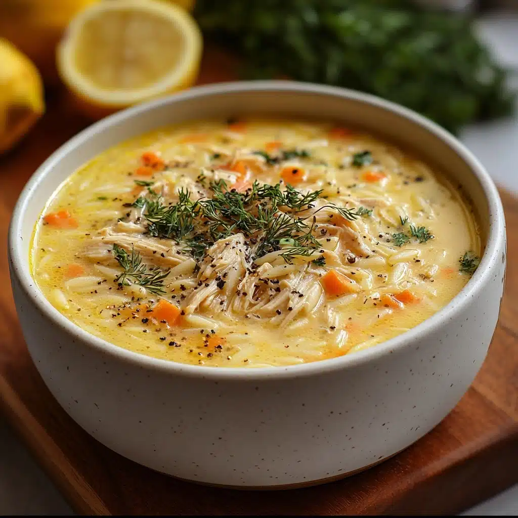 Greek Lemon Chicken Soup Recipe 4 Greek Lemon Chicken Soup Recipe - Recipe Image