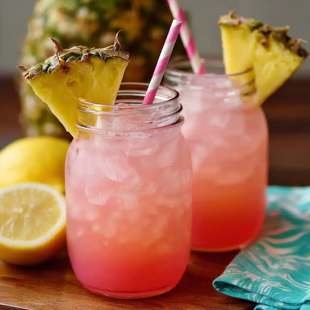 Pineapple Pink Lemonade Party Drink Recipe 4 Pineapple Pink Lemonade Party Drink Recipe - Recipe Image