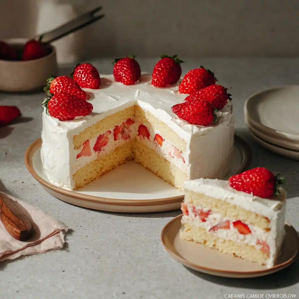Japanese Strawberry Cake Recipe 4 Japanese Strawberry Cake Recipe - Recipe Image