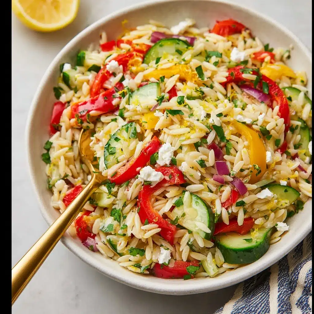 Easy Lemon Orzo Salad with Feta 4 Strawberry Mousse Recipe - Recipe Image