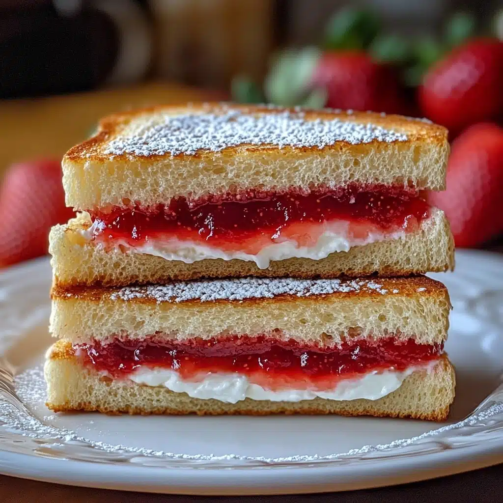 Fried Strawberry Cheesecake Sandwiches Recipe 4 Fried Strawberry Cheesecake Sandwiches Recipe - Recipe Image