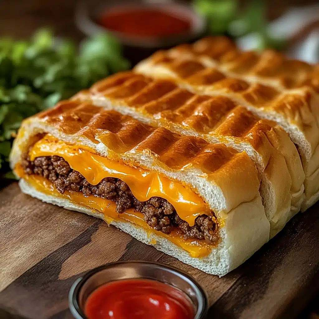 Garlic Butter Beef Cheeseburger Rollups Recipe - Recipe Image