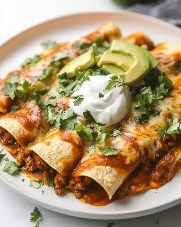 Keto Beef Enchiladas Recipe