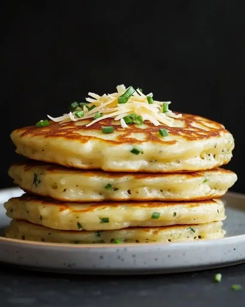 Cheese & Chive Pancakes Recipe
