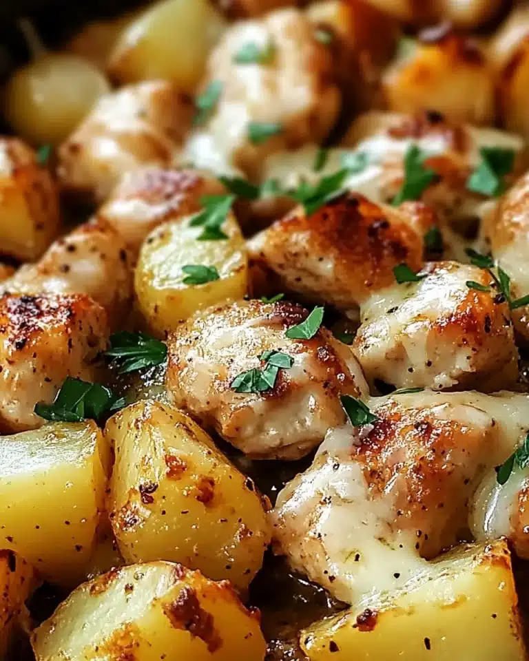 Garlic Parmesan Chicken and Potatoes (One-Pan Dinner) Recipe