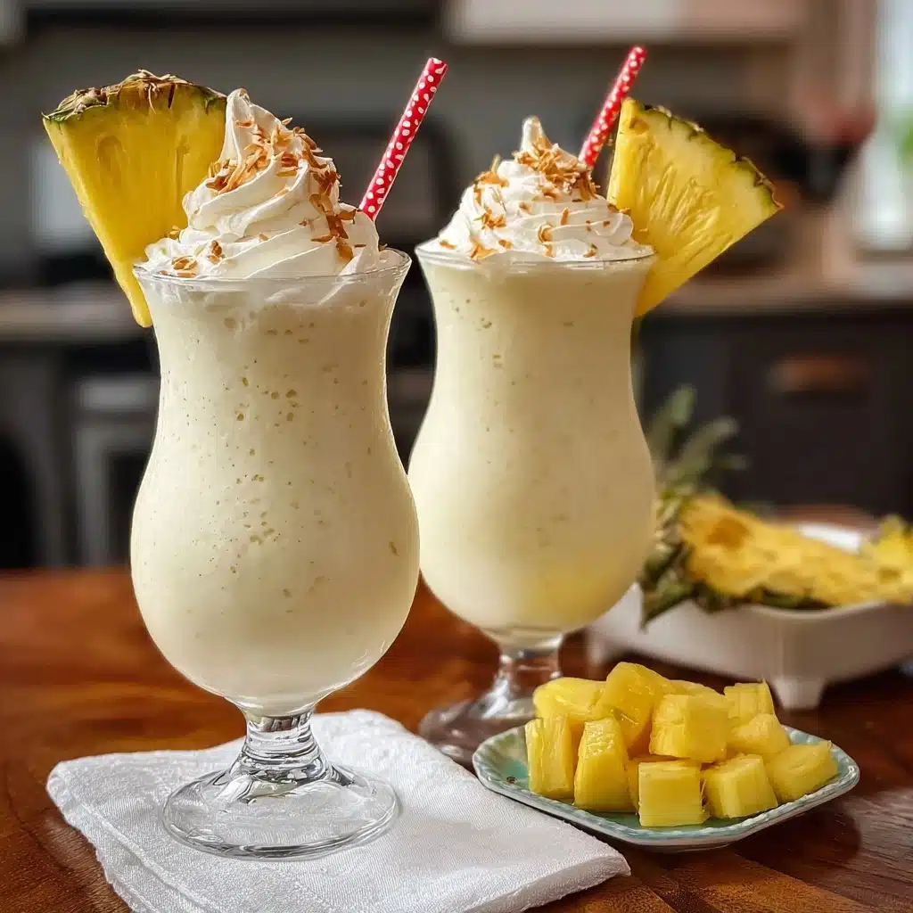 Pina Colada Milkshakes Recipe 4 Pina Colada Milkshakes Recipe - Recipe Image