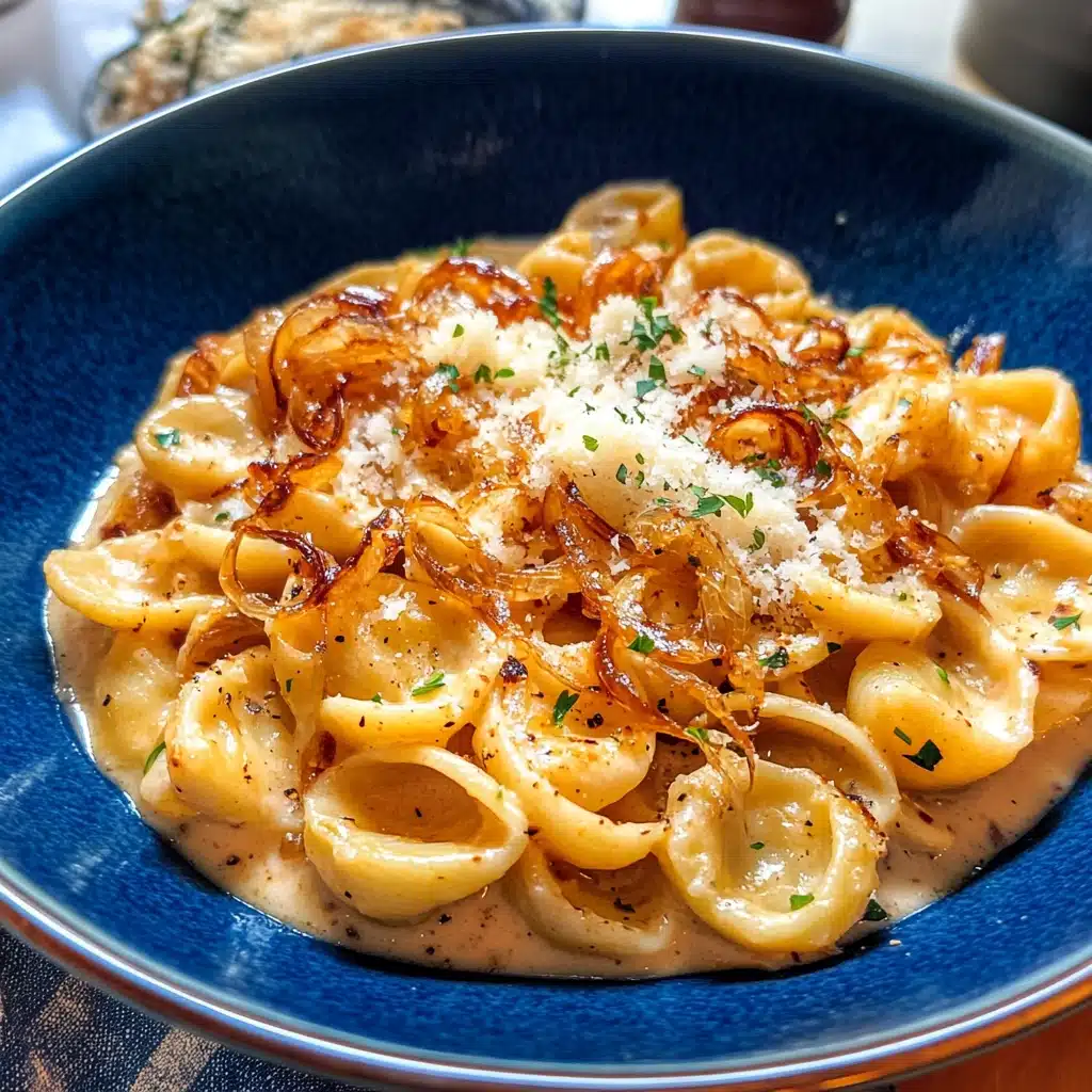Easy French Onion Pasta Recipe - Recipe Image