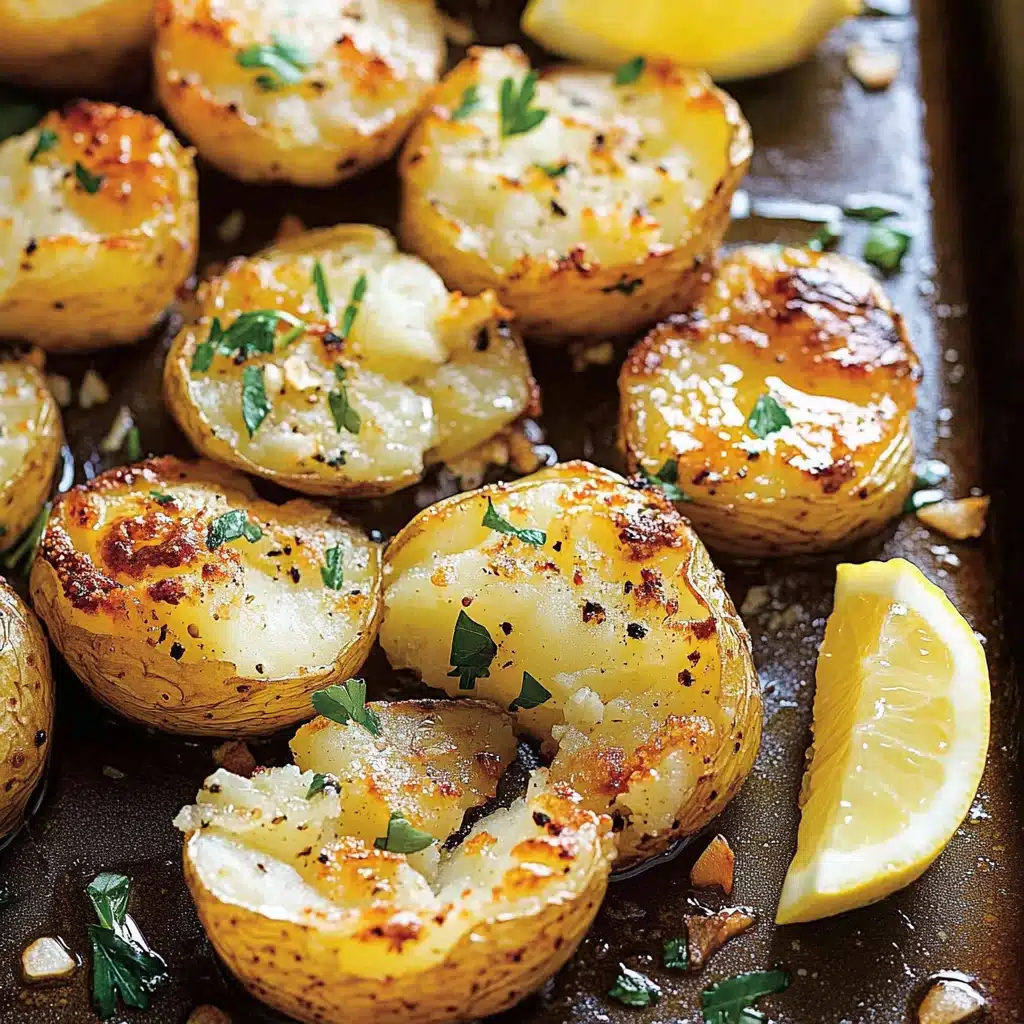 Crispy Greek Lemon Smashed Potatoes Recipe 5 Crispy Greek Lemon Smashed Potatoes Recipe - Recipe Image