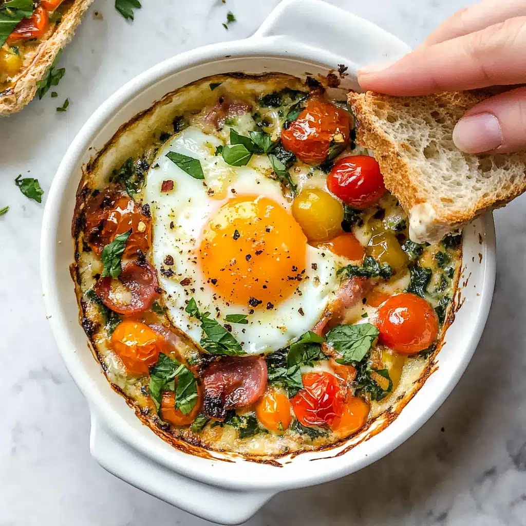 Baked Feta Eggs Recipe 2 Baked Feta Eggs Recipe - Recipe Image