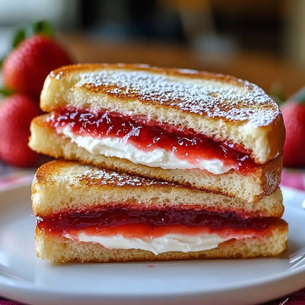 Fried Strawberry Cheesecake Sandwiches Recipe 5 Fried Strawberry Cheesecake Sandwiches Recipe - Recipe Image