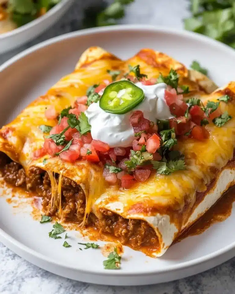 Ground Beef Enchiladas Recipe