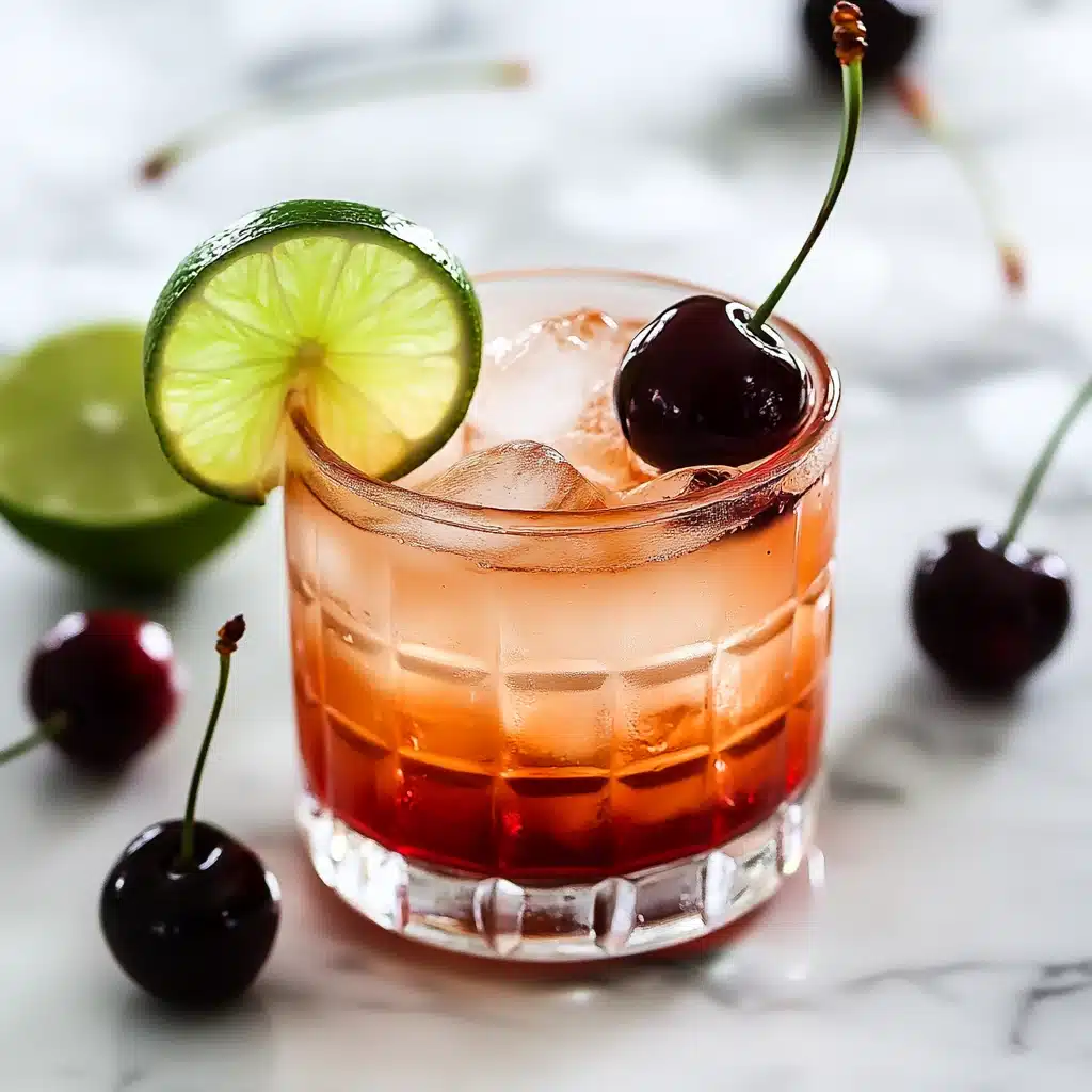 Cherry Lime Gin Fizz 5 4 Recipe - Recipe Image