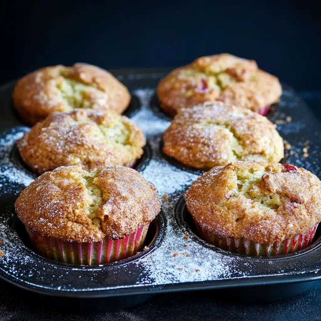 Rhubarb Muffins with Greek Yogurt Recipe 4 Rhubarb Muffins with Greek Yogurt Recipe - Recipe Image