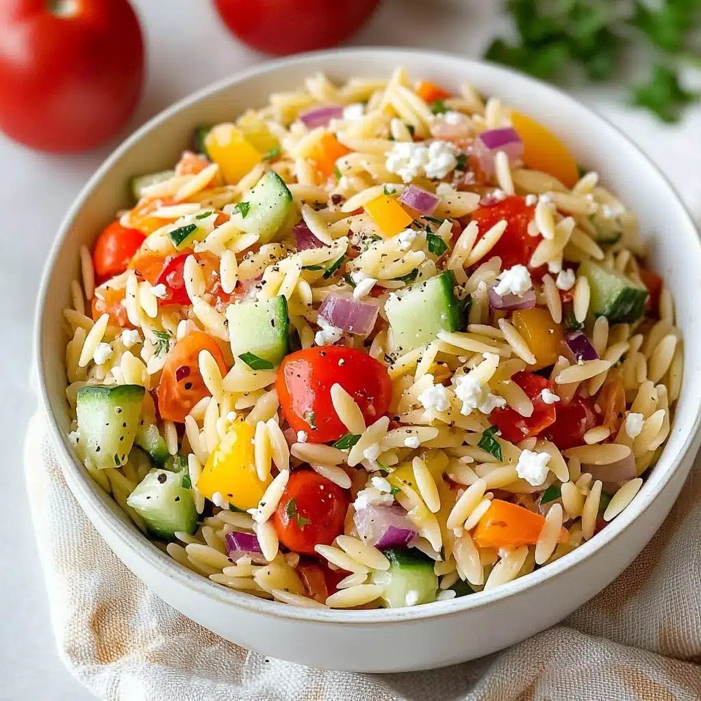 Rainbow Orzo Salad Recipe 5 Rainbow Orzo Salad Recipe - Recipe Image