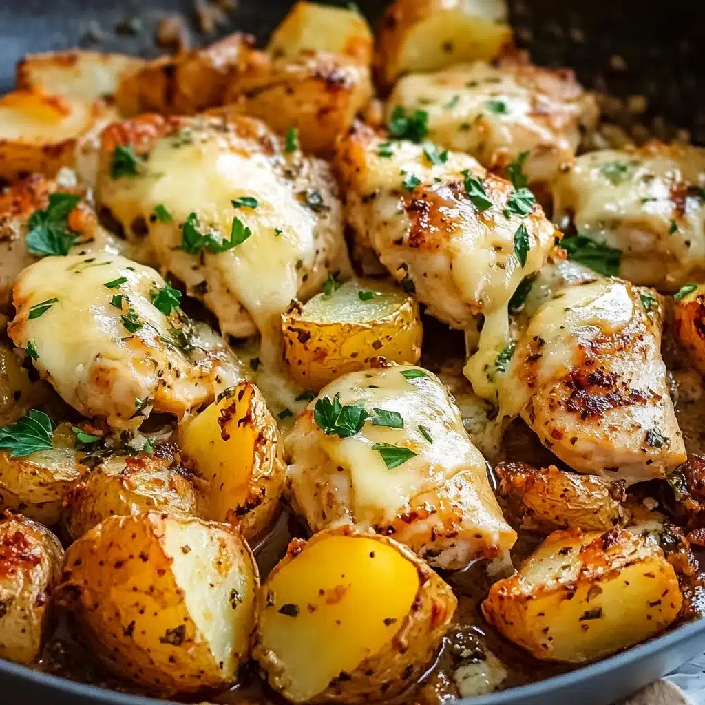 Garlic Parmesan Chicken and Potatoes (One-Pan Dinner) Recipe 5 Garlic Parmesan Chicken and Potatoes (One-Pan Dinner) Recipe - Recipe Image