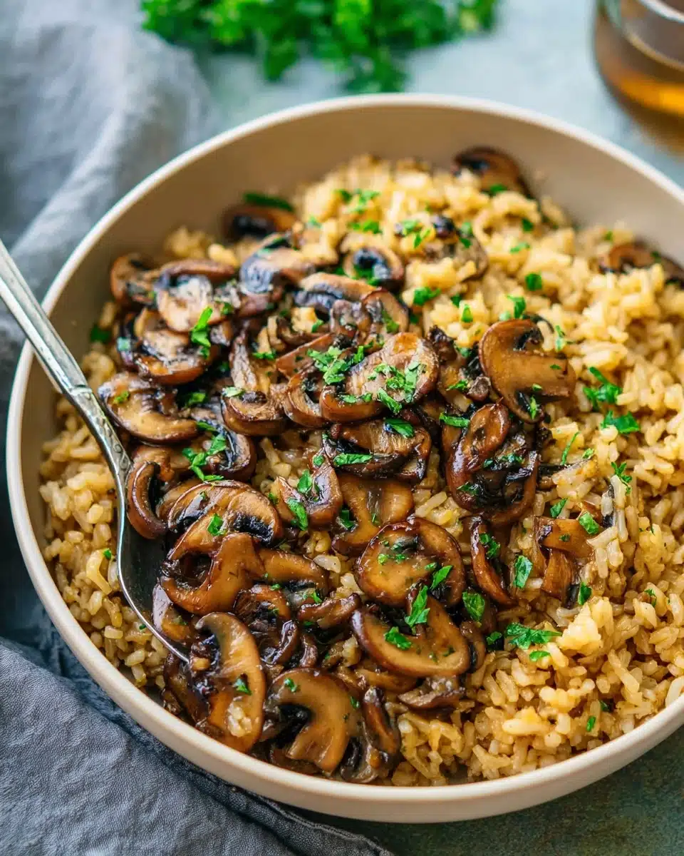 One-Pot Mushroom Rice Recipe